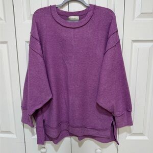 Purple Oversized Tunic by ZENANA